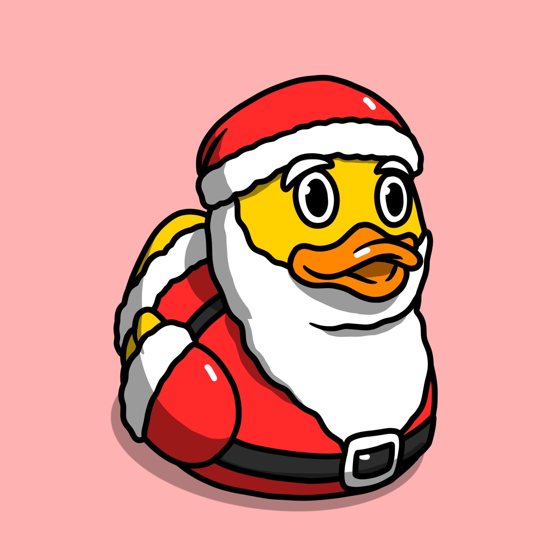 Illustration · santa Duck