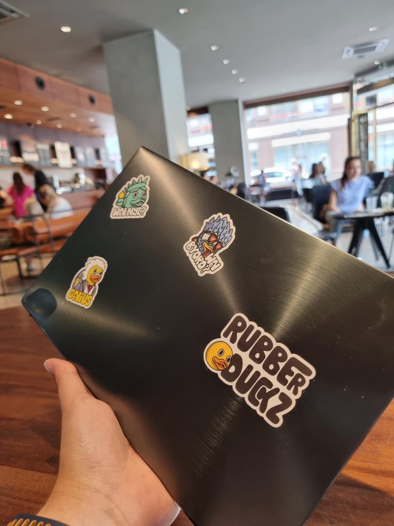 Coffee with the flock
