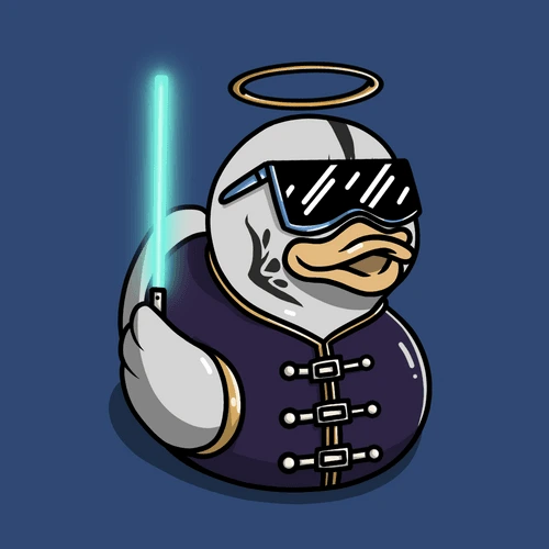 Original BYORD with a halo and glowing sword
